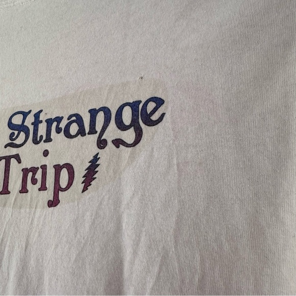 Vintage Grateful Dead Inspired Long Island White Cotton Tee Size Small - Picture 5 of 8